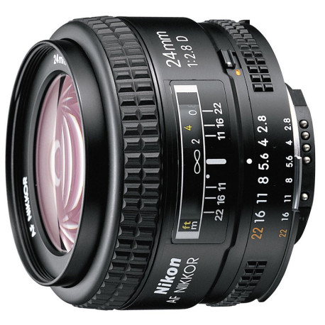 обектив Nikon AF Nikkor 24mm f/2.8D (Употребяван)