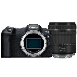 Canon EOS R8 + Lens Canon RF 24-105mm f/4-7.1 IS STM Canon EOS R8 + Lens Canon RF 24-105mm f/4-7.1 IS STM