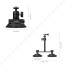Accessory Smallrig 5843 Vehicle Suction Cup Support Kit For Action Cameras