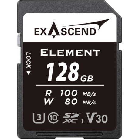 Memory card Exascend SD Element V30 128GB