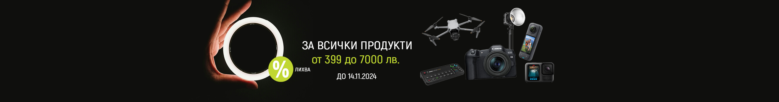 Пазарувайте на изплащане без оскъпяване за 6 или 12 месеца в магазини ФотоСинтезис! 